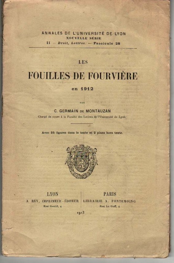 Monographie de SaiLes fouilles de Fourvire en 1912nt-P