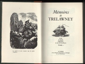 livre Mémoires de Trelawney tome 2